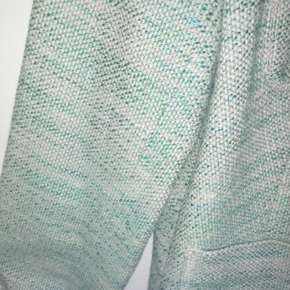 J. Jill Green Woven Linen Blazer XS - Picture 3 of 5